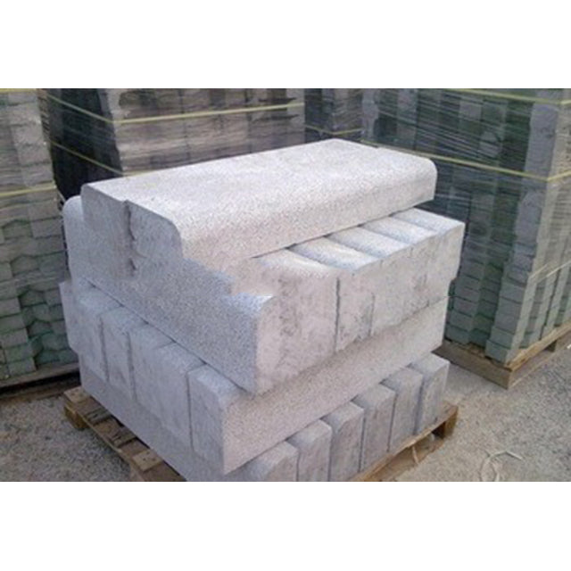 Original product photo — Light Grey Natural Granite Bullnose Kerbstone – Ref. 22926 — reference 22926 — view 1
